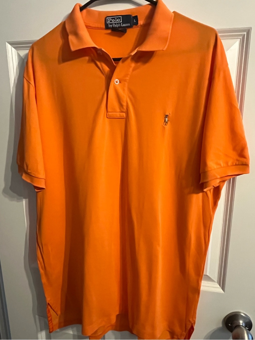 Polo by Ralph Lauren Men's Orange Classic Polo Shirt size large